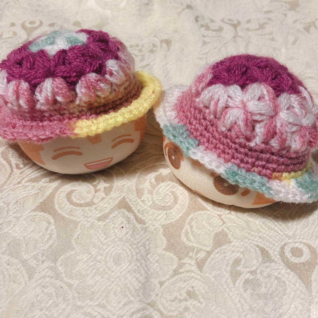 お花いっぱい帽子(お花畑)