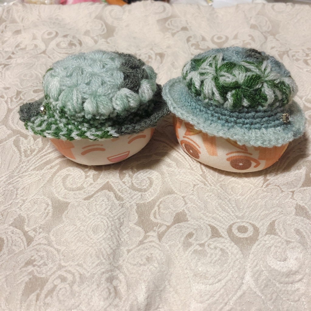 お花いっぱい帽子(森林浴)