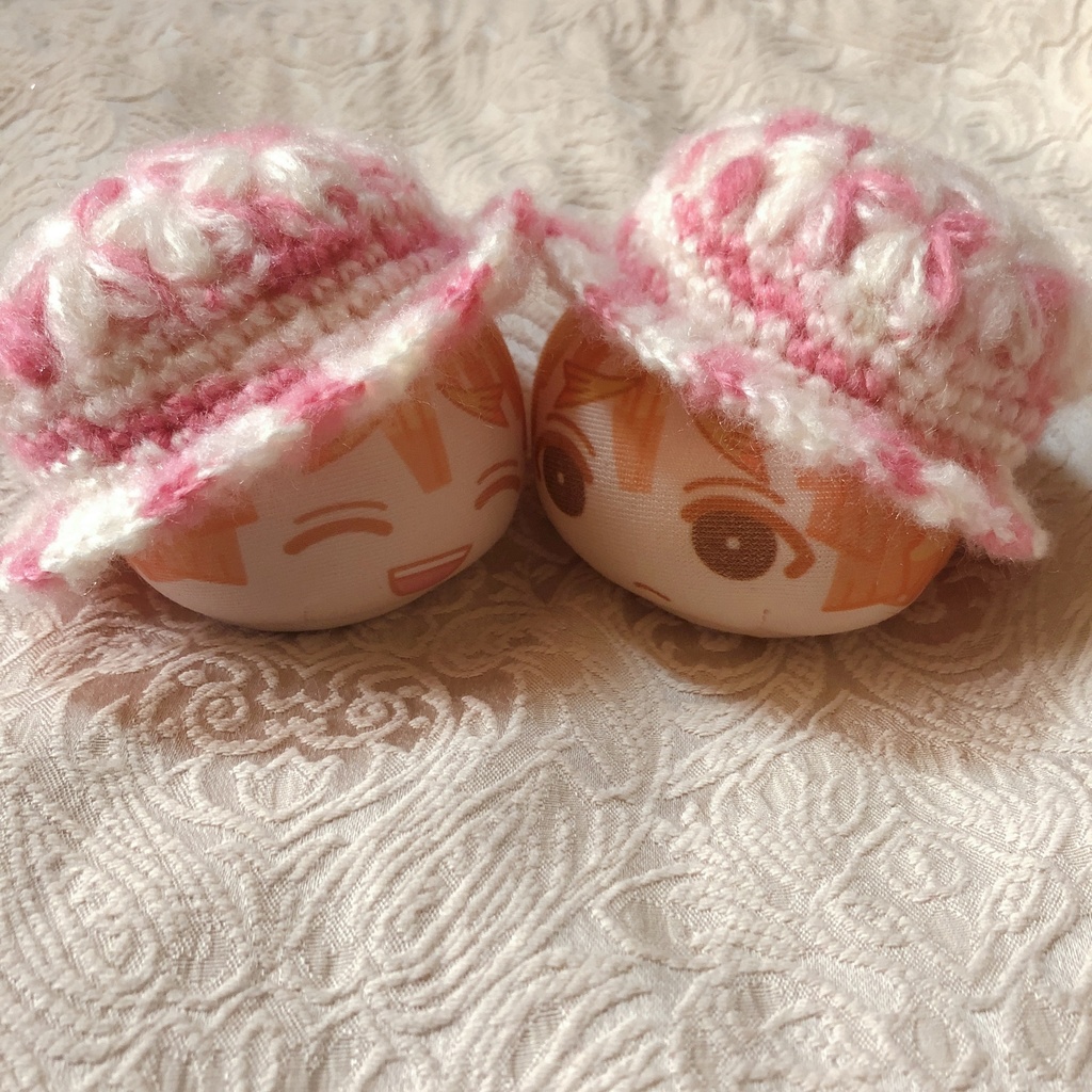 お花いっぱい帽子(いちごみるく)