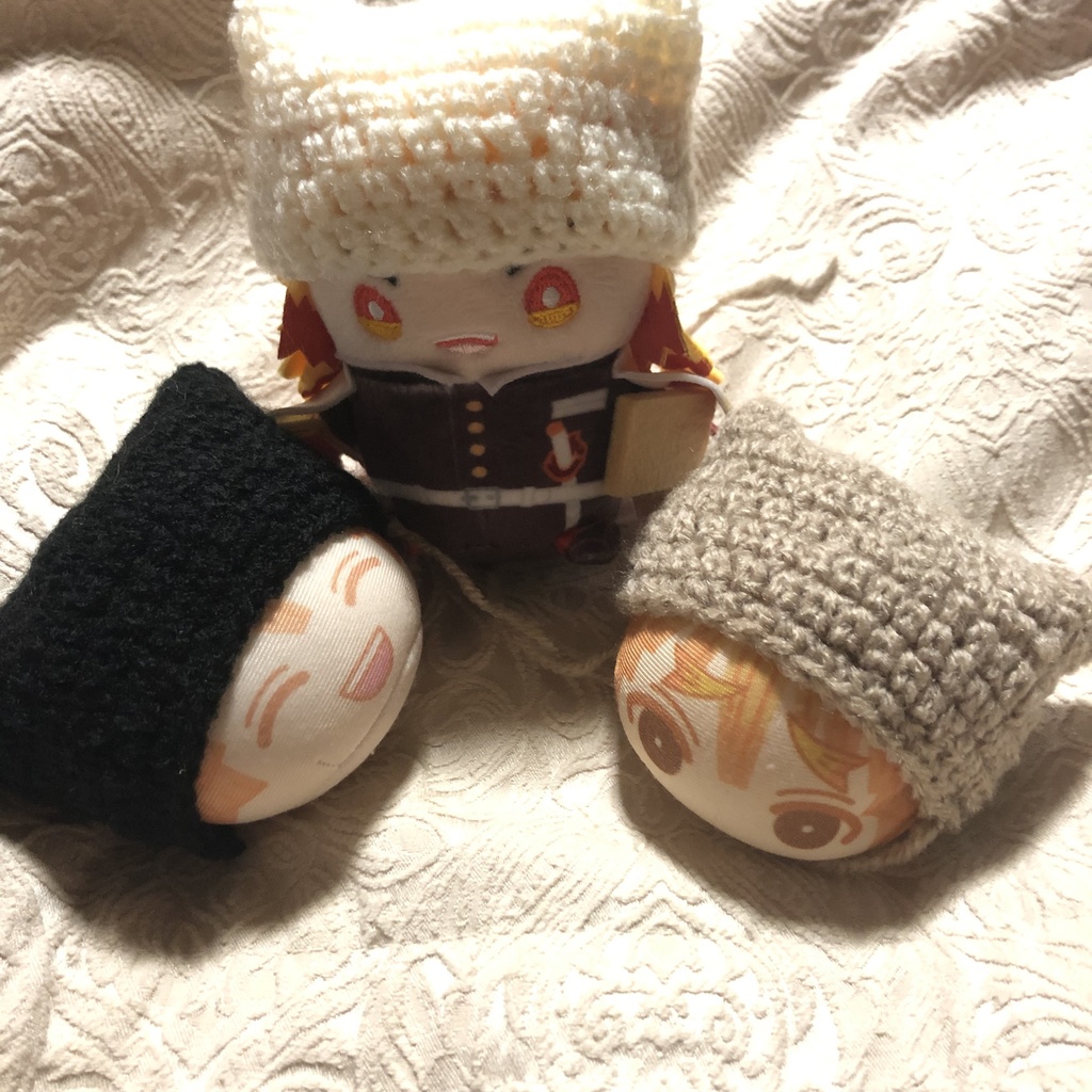 ねこみみニット帽(3匹の子猫)