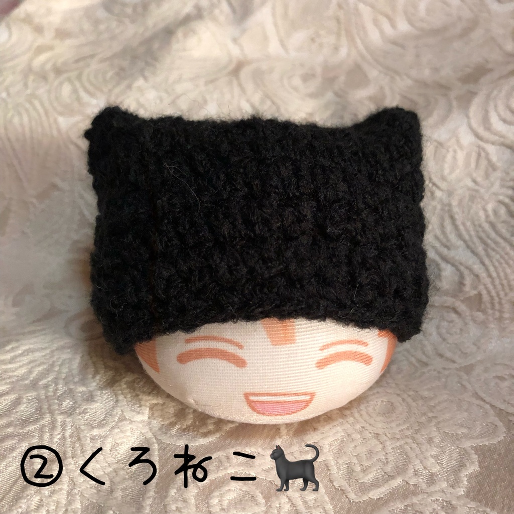 ねこみみニット帽(3匹の子猫)