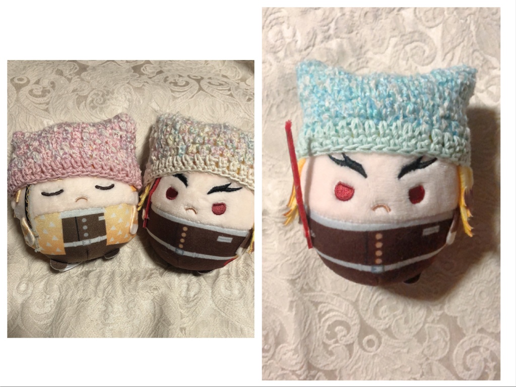 ねこみみニット帽(シュガーシリーズ)ふわコロりんサイズ