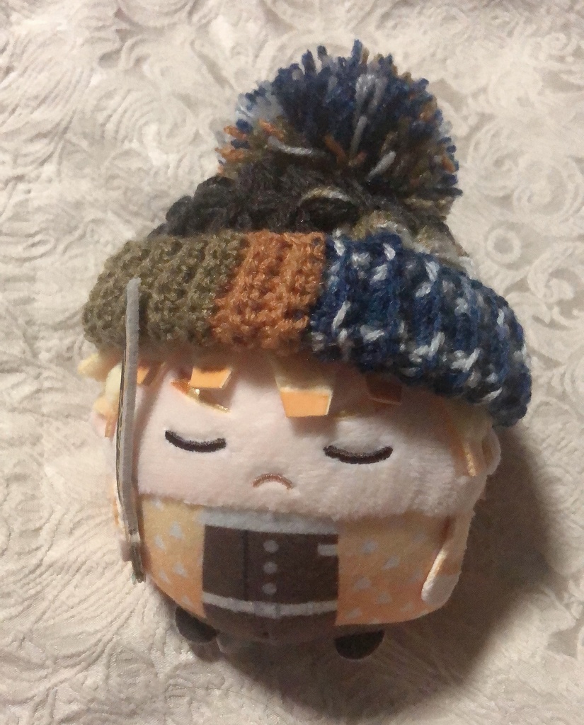 お花のぽんぽんニット帽(春夏秋冬シリーズ)ふわコロりんサイズ