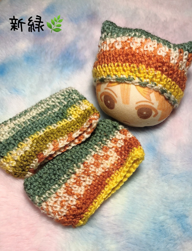 ねこみみニット帽☆新色🌟春夏秋冬シリーズ