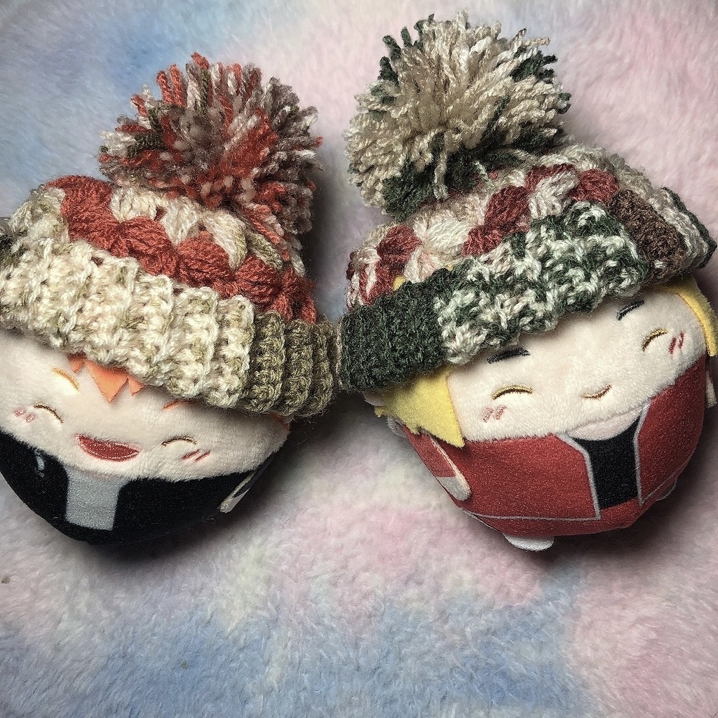 第3弾🌟お花のぽんぽんニット帽 ☆ふわコロりんサイズ