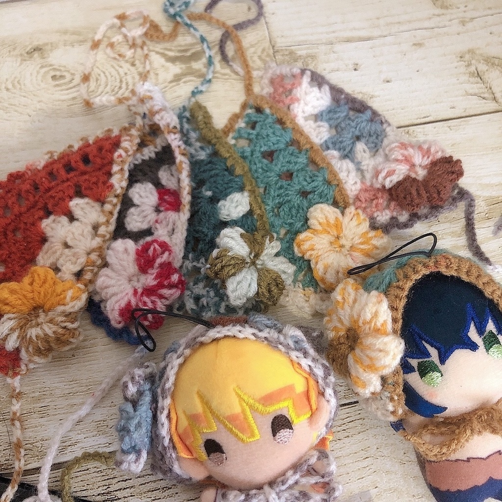 ぷっくりお花のばぶーしゅか☆ゆらふわみにサイズ