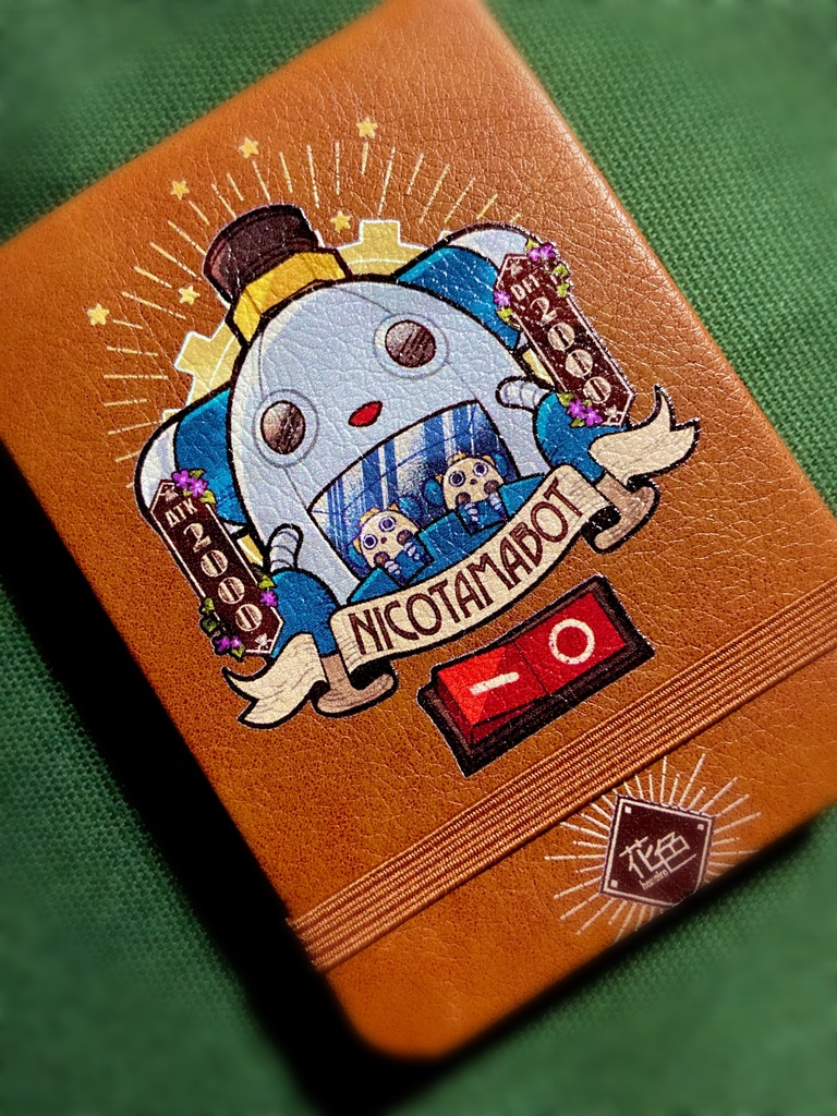 ニコタマボット ハードカバーメモ帳