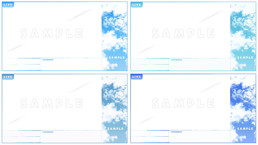【福袋2024】配信画面デザイン-100点セット-