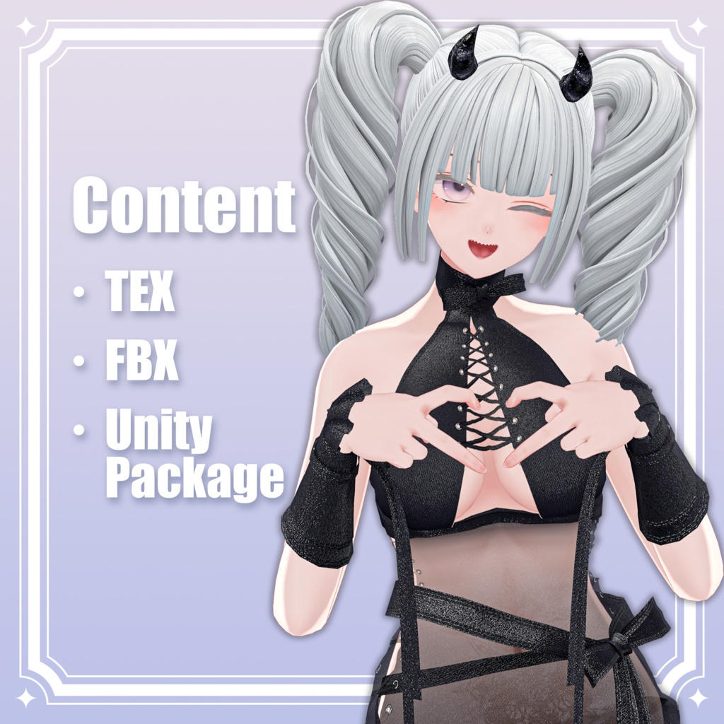 【VRC Hair】Spring Twin