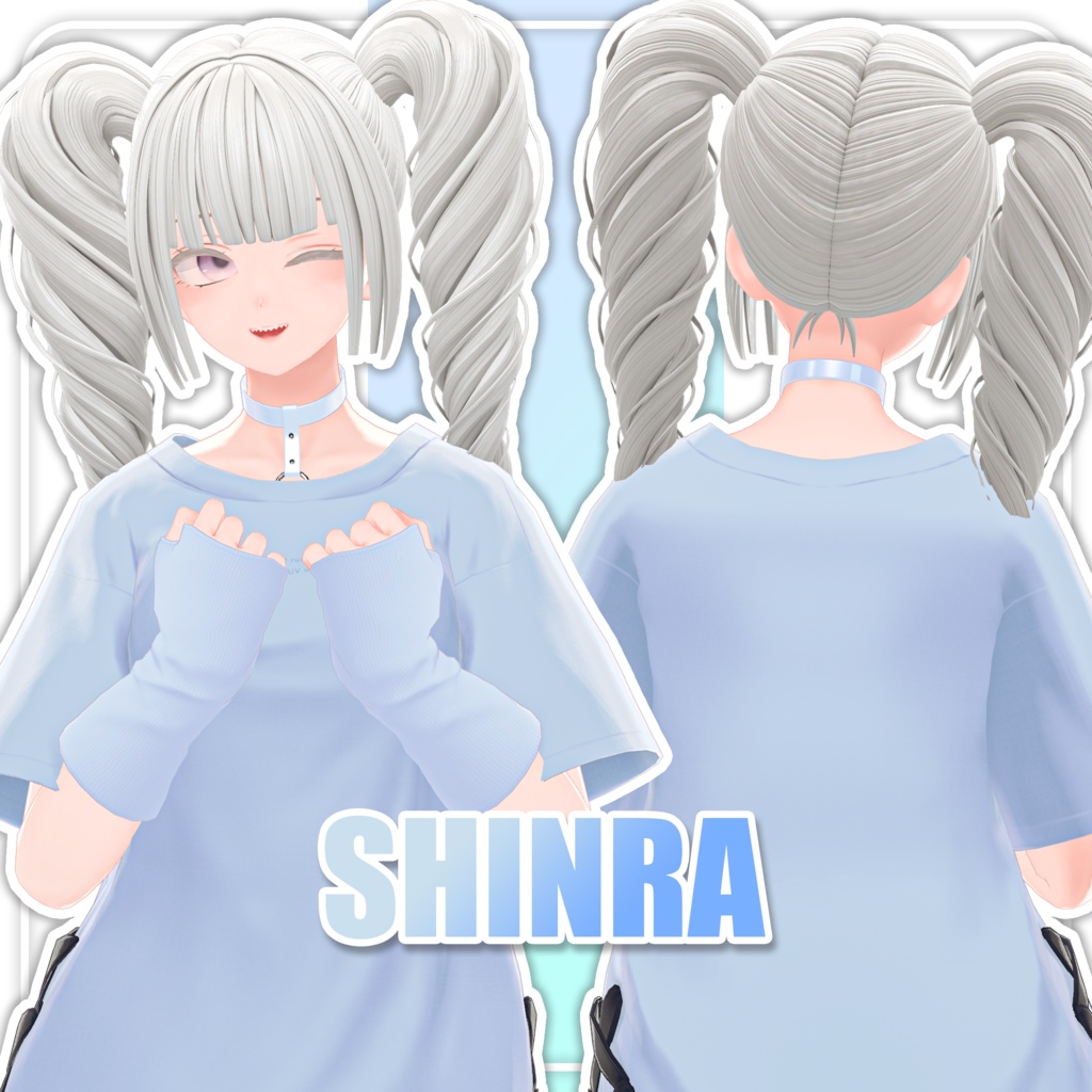 【VRC Hair】Spring Twin