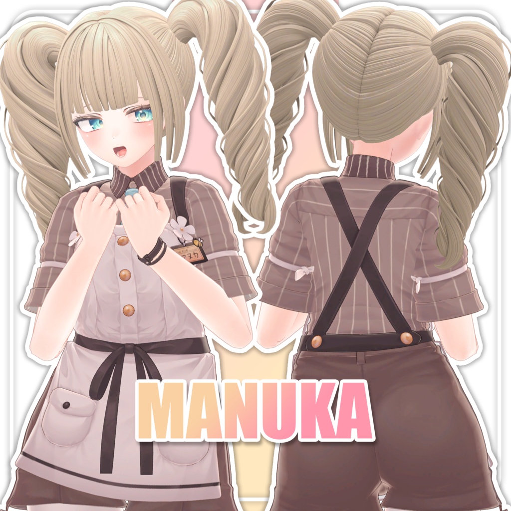 【VRC Hair】Spring Twin