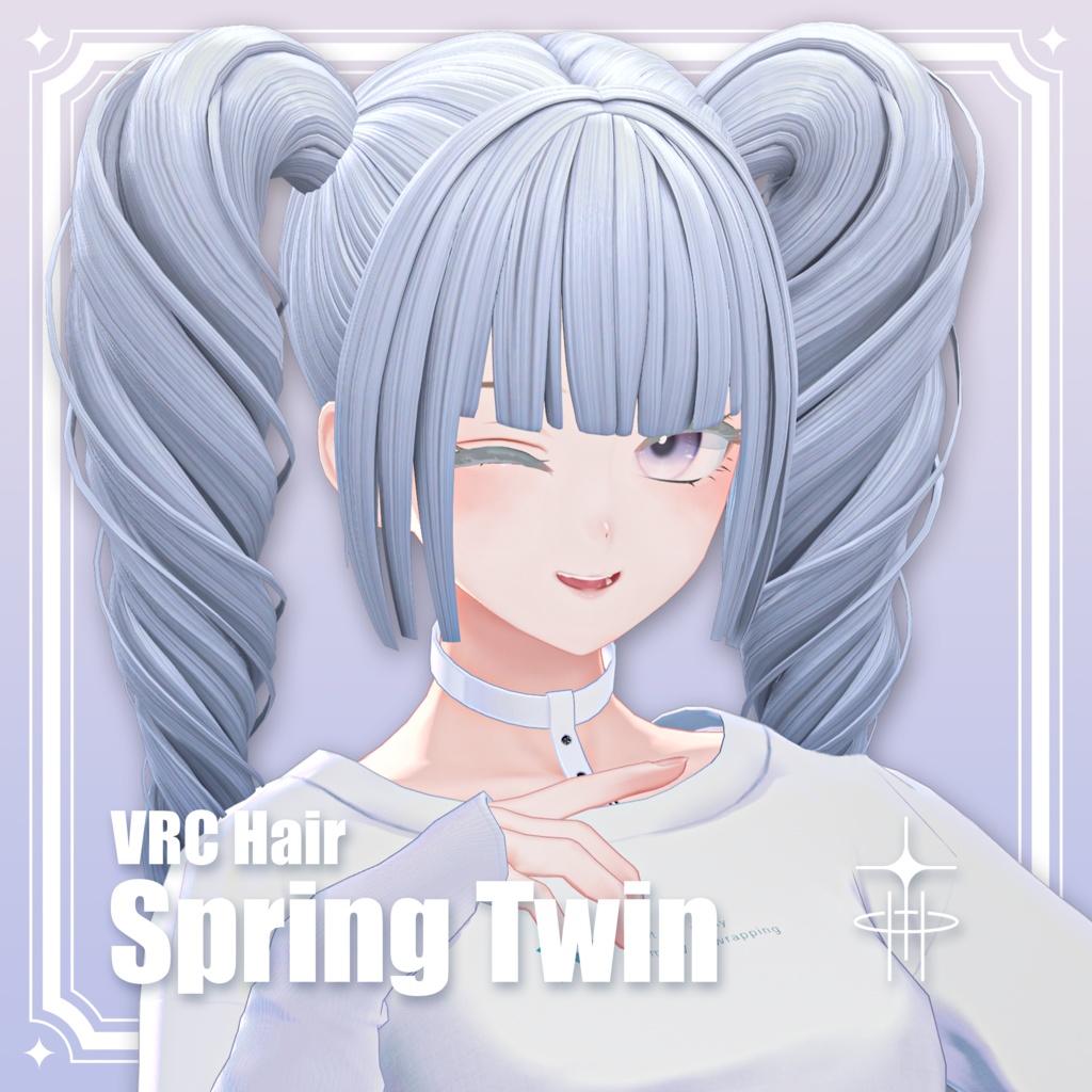 【VRC Hair】Spring Twin
