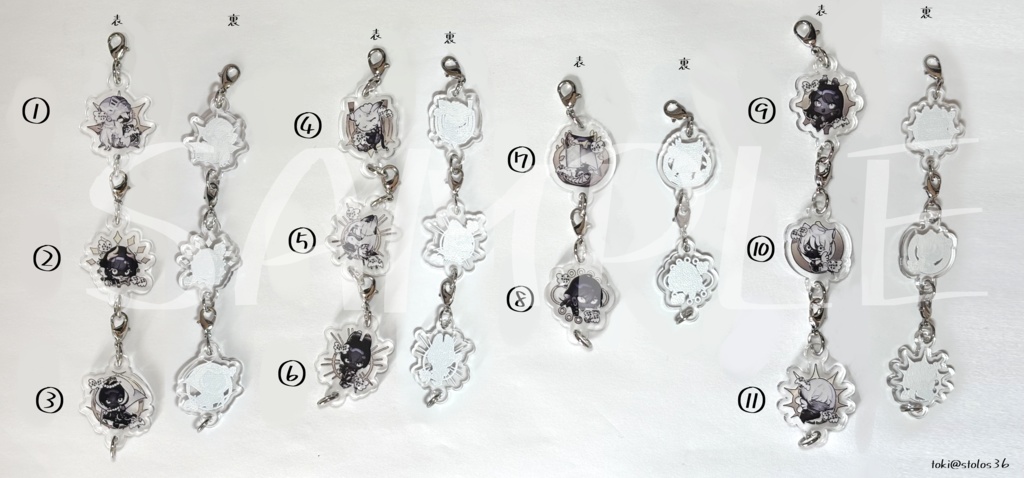 アクリルチャーム