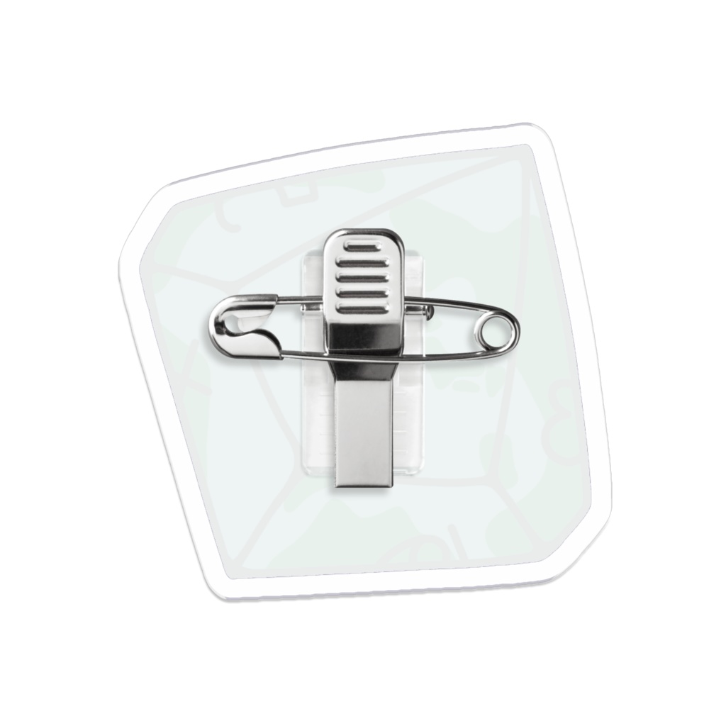 1d10地球アクリルバッジ