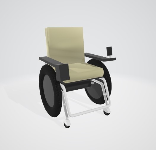 上海製丁嵐式車椅子