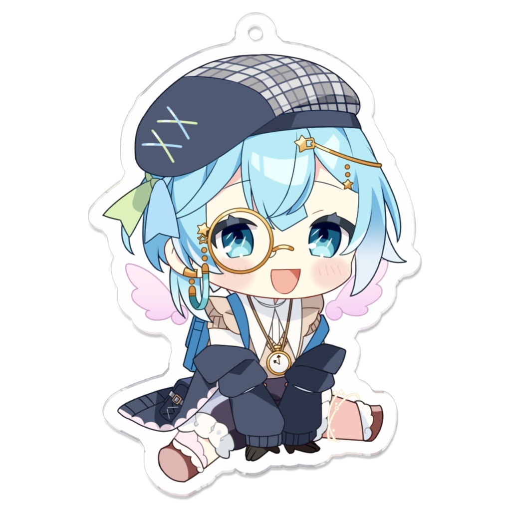 ミニキャラアクリルキーホルダー(おすわりver)
