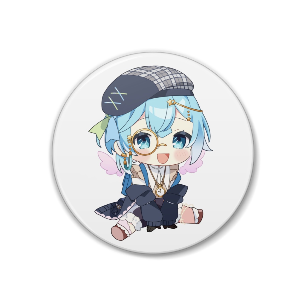 ミニキャラ缶バッジ(おすわりver)