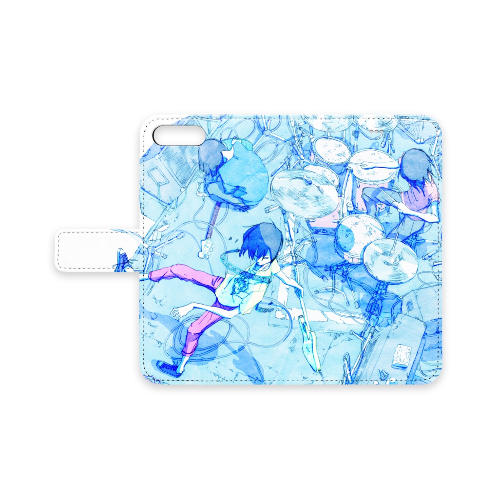 手帳型iPhoneケース 「バンド」