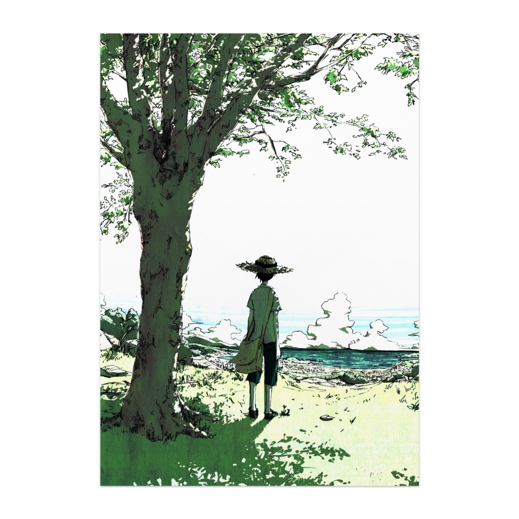 ポスター「木の下」