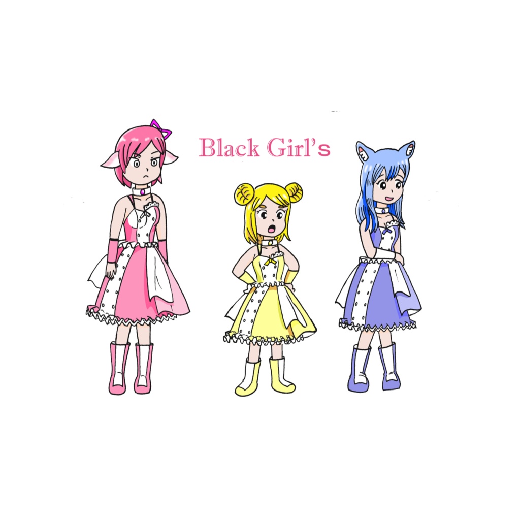 Black Girl’s ICカードステッカー