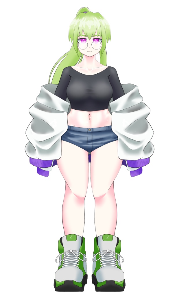 【live2d モデル】グリーン・ガール