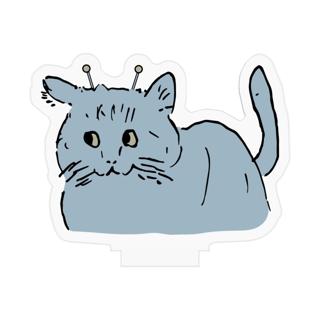 うちゅうバーチャルねこアクリルフィギュア