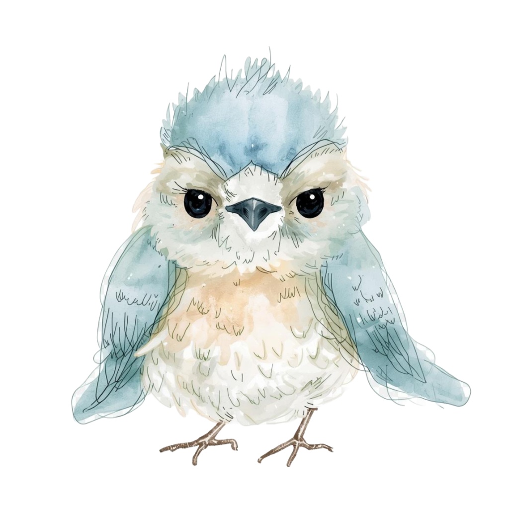 水彩風ゆるかわ動物クリップアート10種セット|ねこ・いぬ・うさぎ・くま・パンダなど