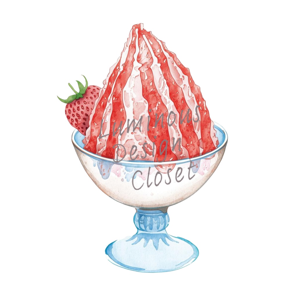 【先着5名限定!10点セット350円】夏の水彩クリップアート10点セット