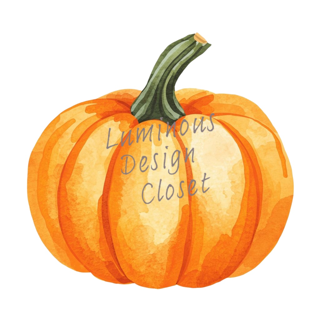 秋のぬくもりを感じる水彩クリップアートセット10個セット