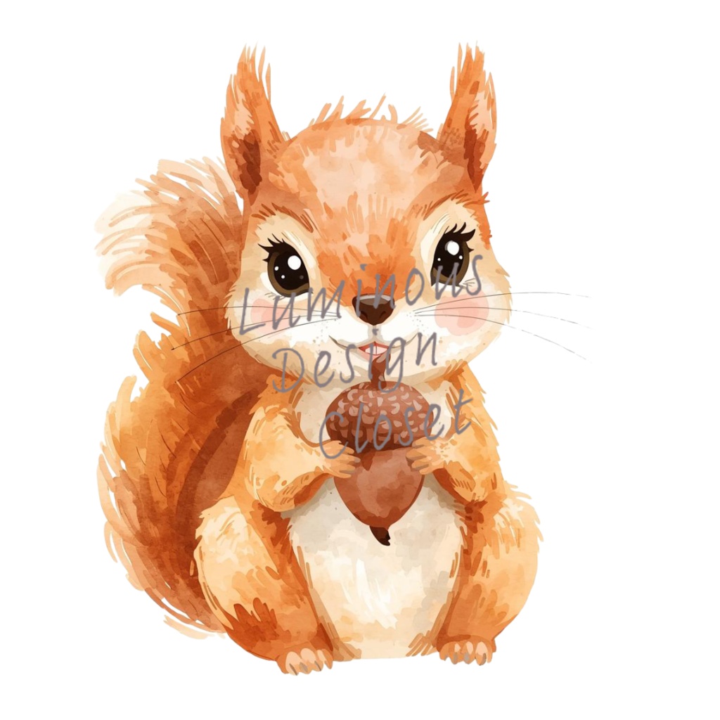 秋のぬくもりを感じる水彩クリップアートセット10個セット