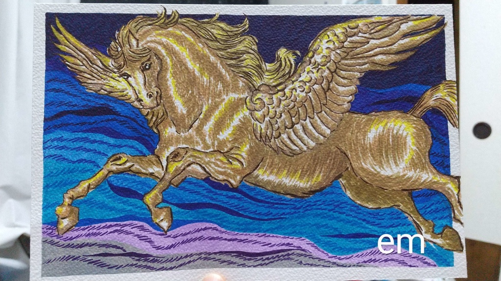 真夜中のペガサス～ドローイング