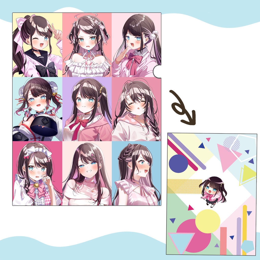 【非公式】花芽なずなクリアファイル