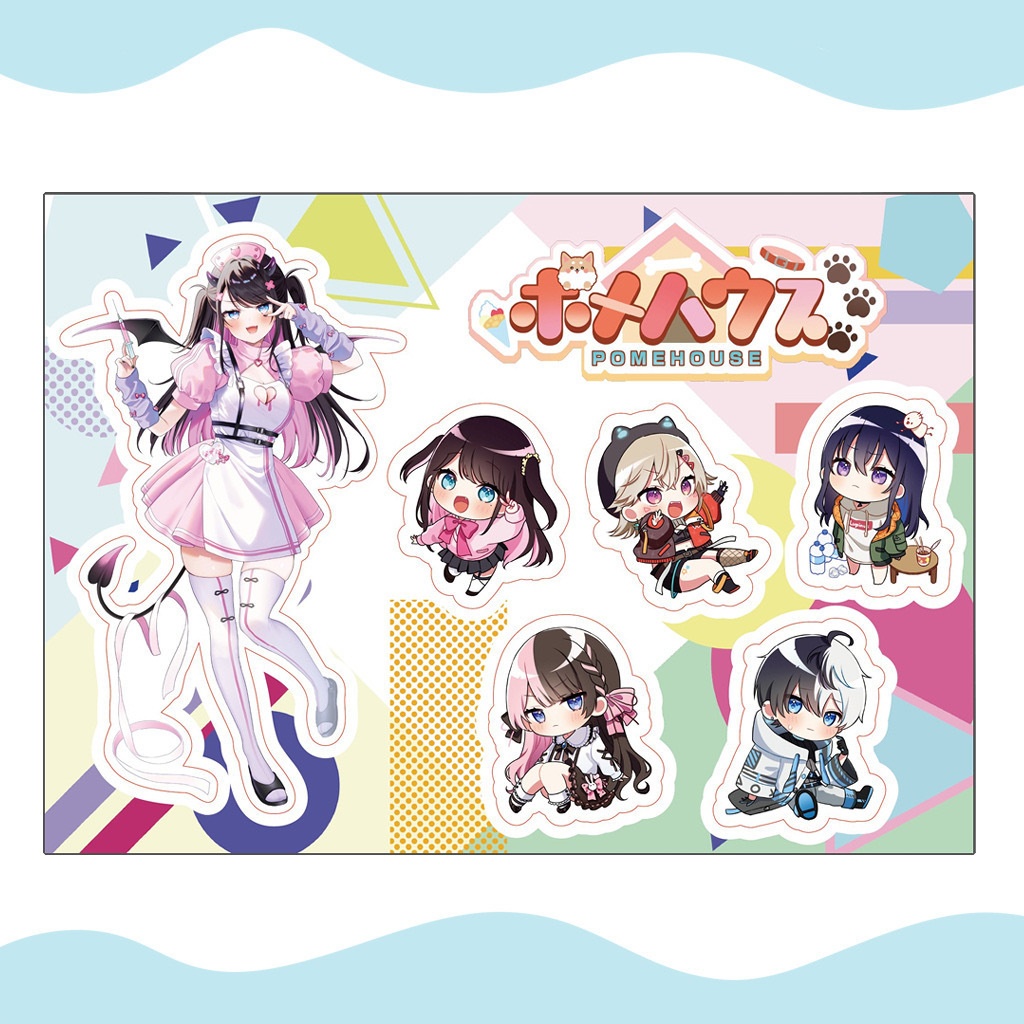 【非公式】A6サイズハーフカットシール