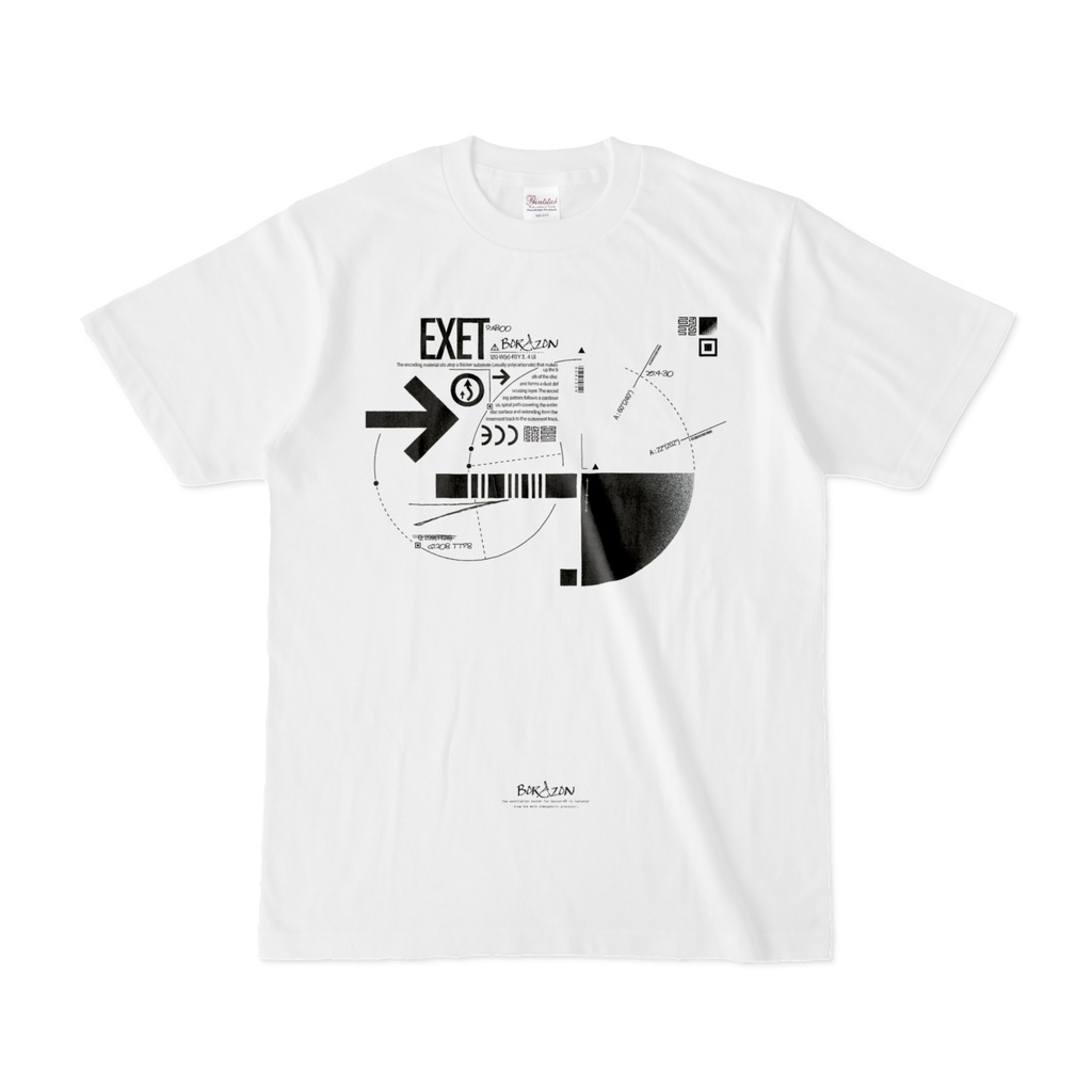 graphic design : EXET.　Tシャツ
