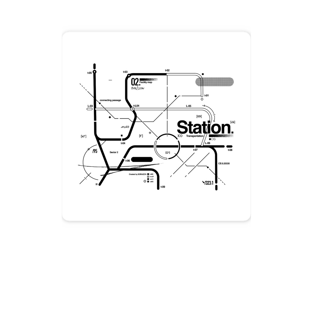 graphic design : Station. ミニシール