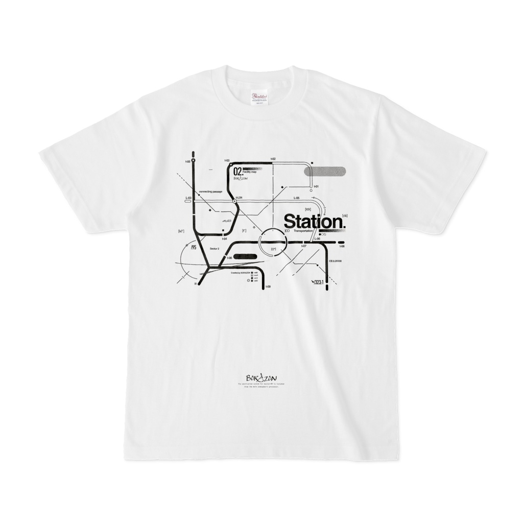 graphic design : Station. Tシャツ