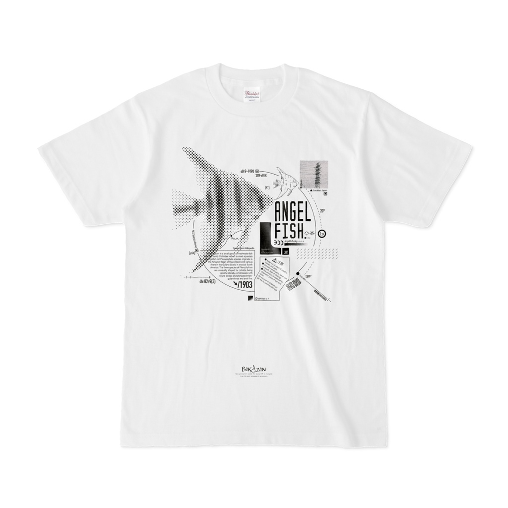 graphic design : ANGEL FISH. Tシャツ