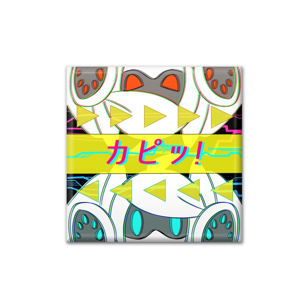 #コンパス 缶バッジ