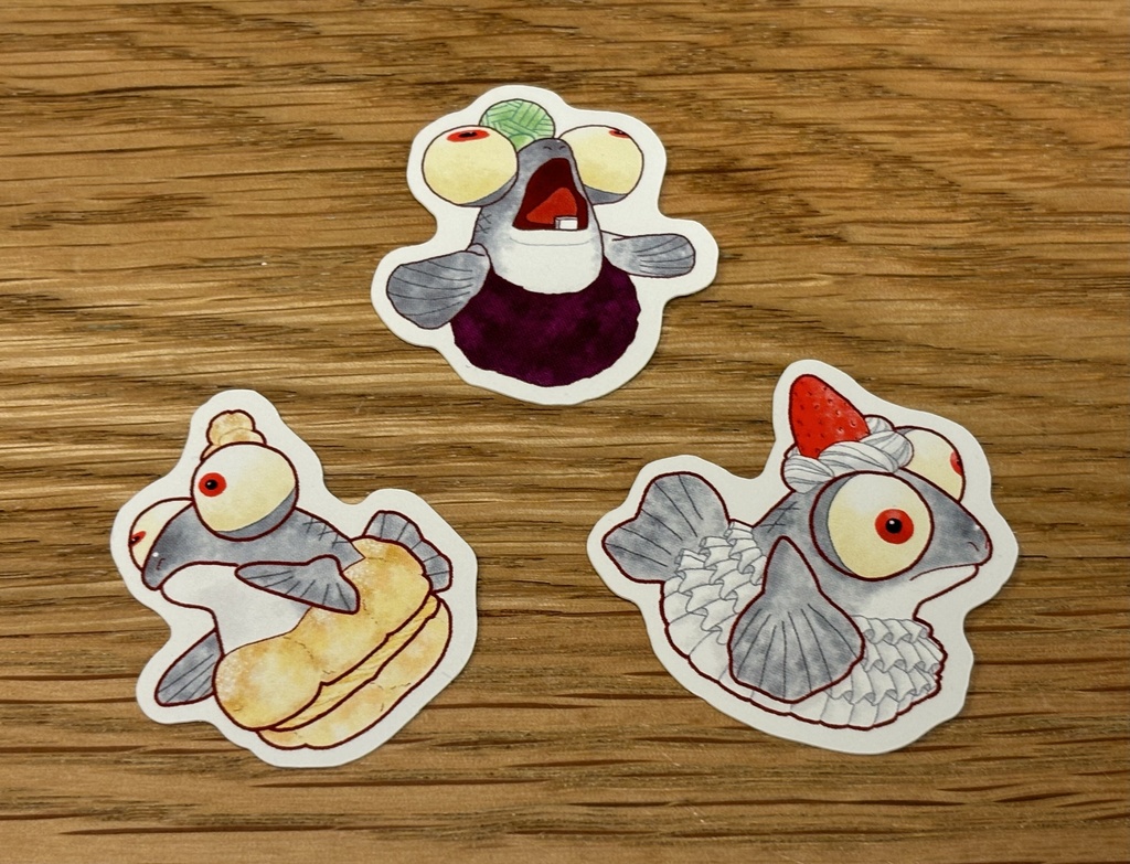 B  スイーツコジャケシール(3種類1セット)