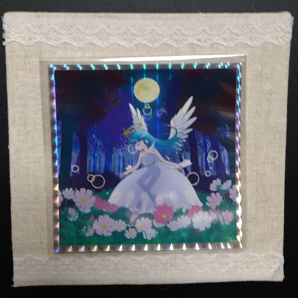 二人展メインビジュアル96サイズシール