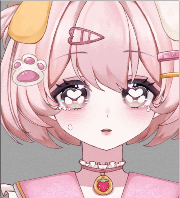 【Live2Dモデル】【汎用モデル】ピンクの子犬/pink puppy