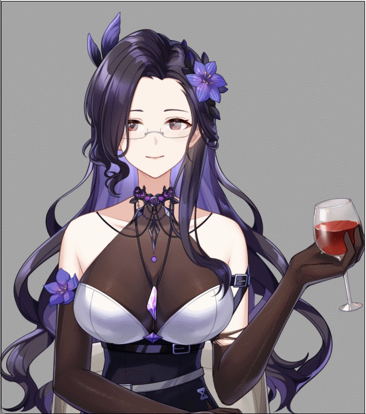 【Live2Dモデル】【汎用モデル】黒糸を纏う御姐/The Black Silk Siren