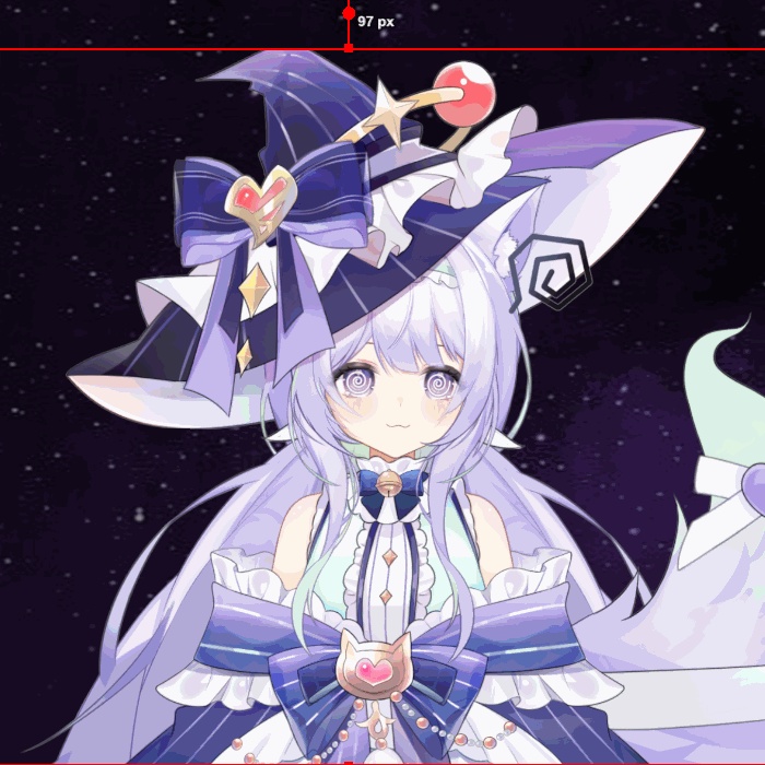 【Live2Dモデル】【汎用モデル】2色差!かわいいねこぎつね/Two Color Difference!Cute Nekofox