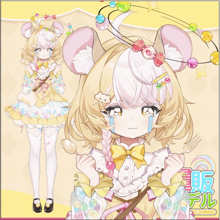 【Live2Dモデル】【汎用モデル】キャンディハムスター/Candy Hamster