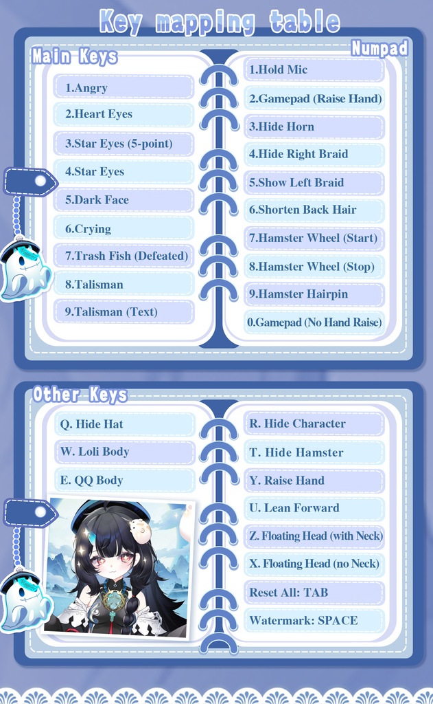 【Live2Dモデル】【汎用モデル】甘噛ゾンビ/sweet zombie