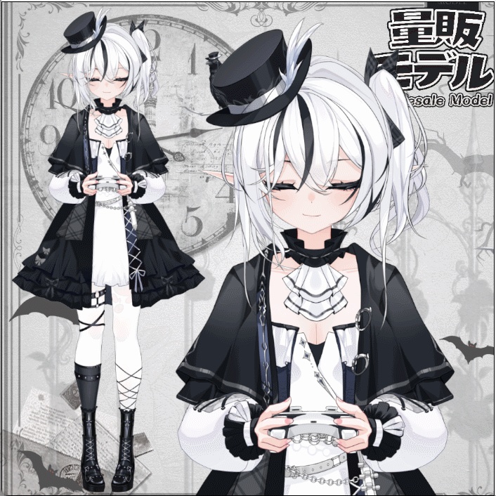 【Live2Dモデル】【汎用モデル】ゴシック少女、参上!٩( 'ω' )و/ Gothic Girl Here I Come!٩( 'ω' )و