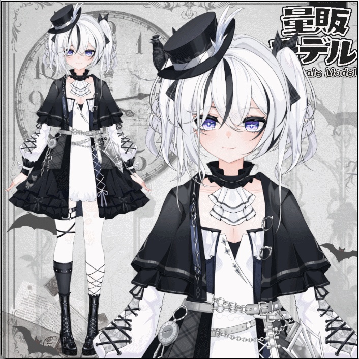 【Live2Dモデル】【汎用モデル】ゴシック少女、参上!٩( 'ω' )و/ Gothic Girl Here I Come!٩( 'ω' )و