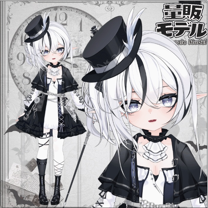 【Live2Dモデル】【汎用モデル】ゴシック少女、参上!٩( 'ω' )و/ Gothic Girl Here I Come!٩( 'ω' )و