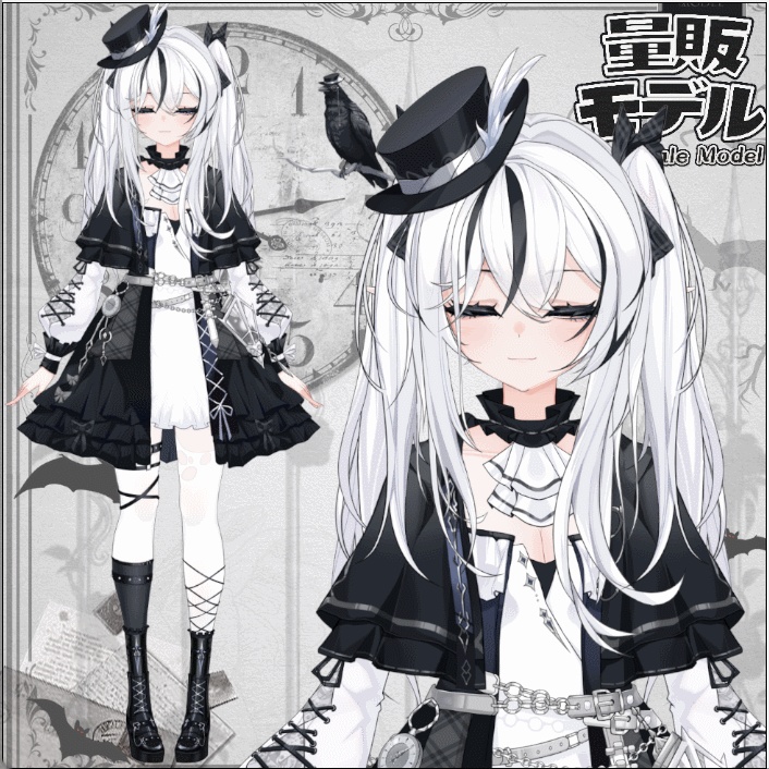 【Live2Dモデル】【汎用モデル】ゴシック少女、参上!٩( 'ω' )و/ Gothic Girl Here I Come!٩( 'ω' )و