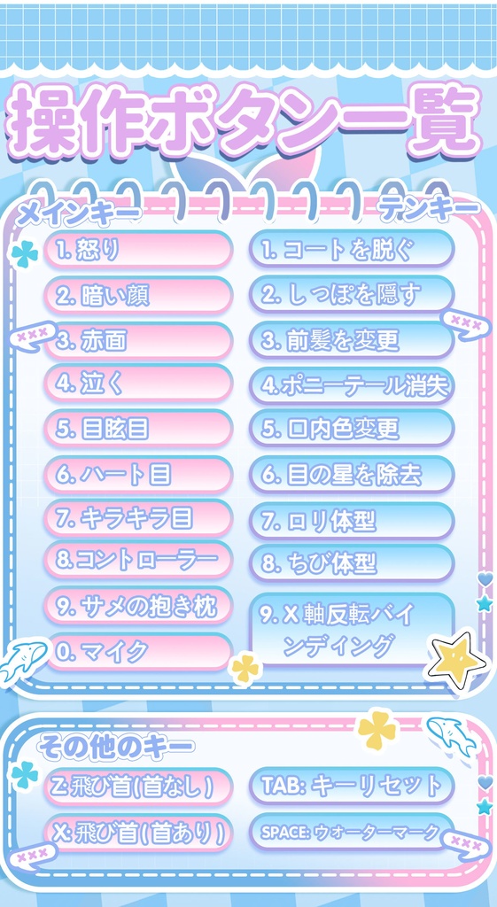 【Live2Dモデル】【汎用モデル】元気サメサメ / Genki Shark Shark